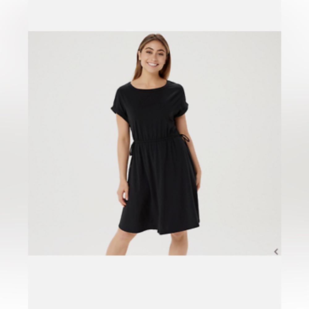 AnyBody brand black cinch waist dress.  Size 3XL. Great condition.